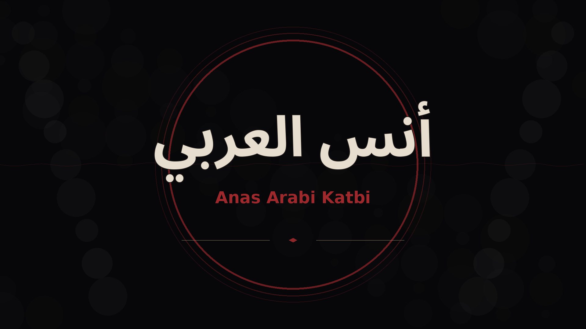 أنس العربي — غلاف