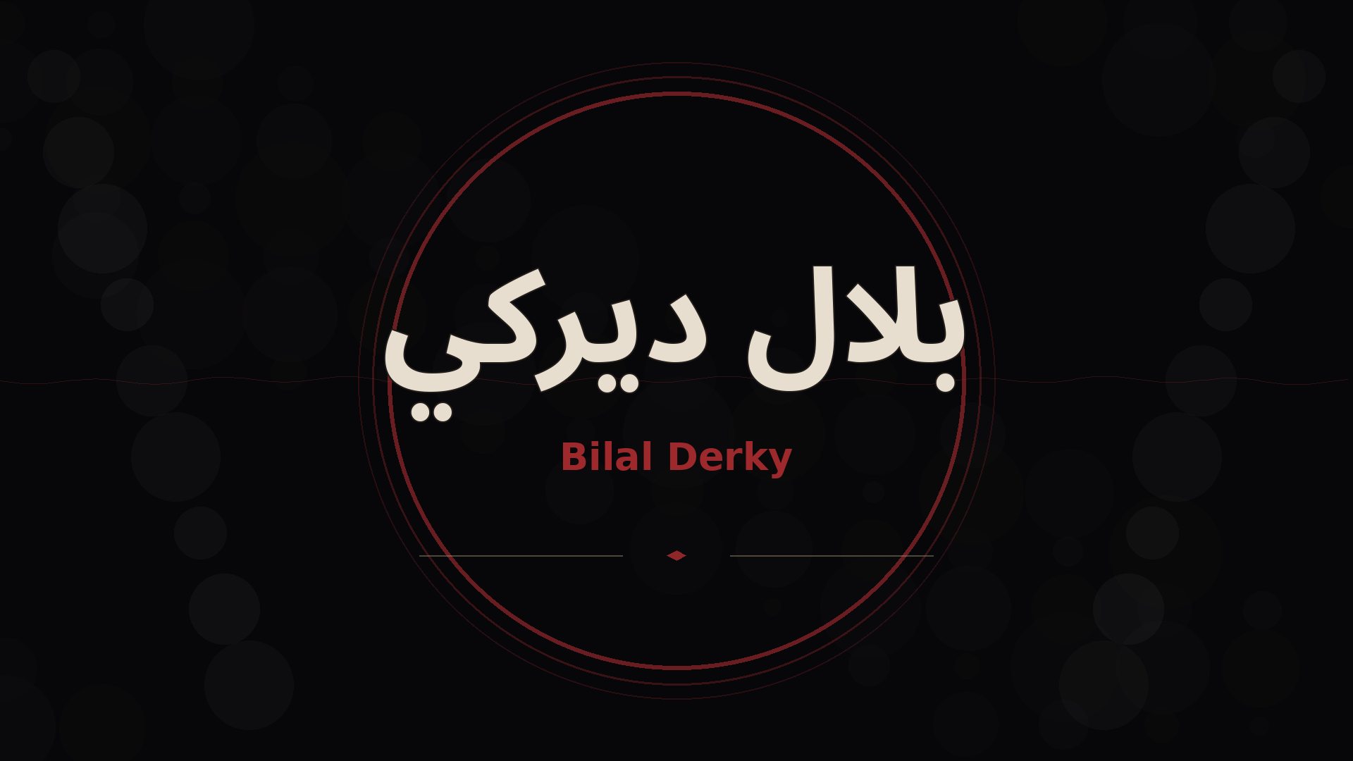 بلال ديركي — غلاف